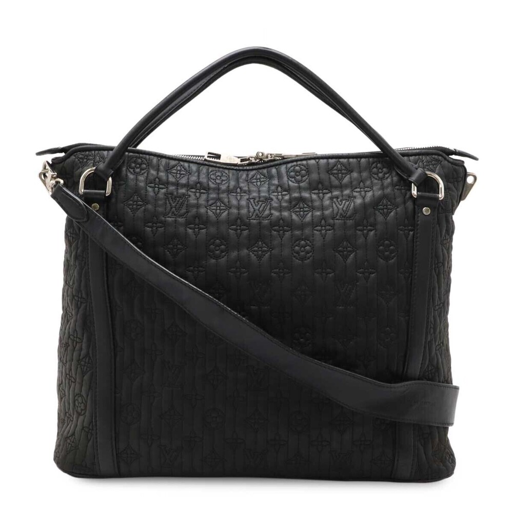 LOUIS VUITTON Monogram Anthea Ixia Tote Bag Shoulder Noir Black